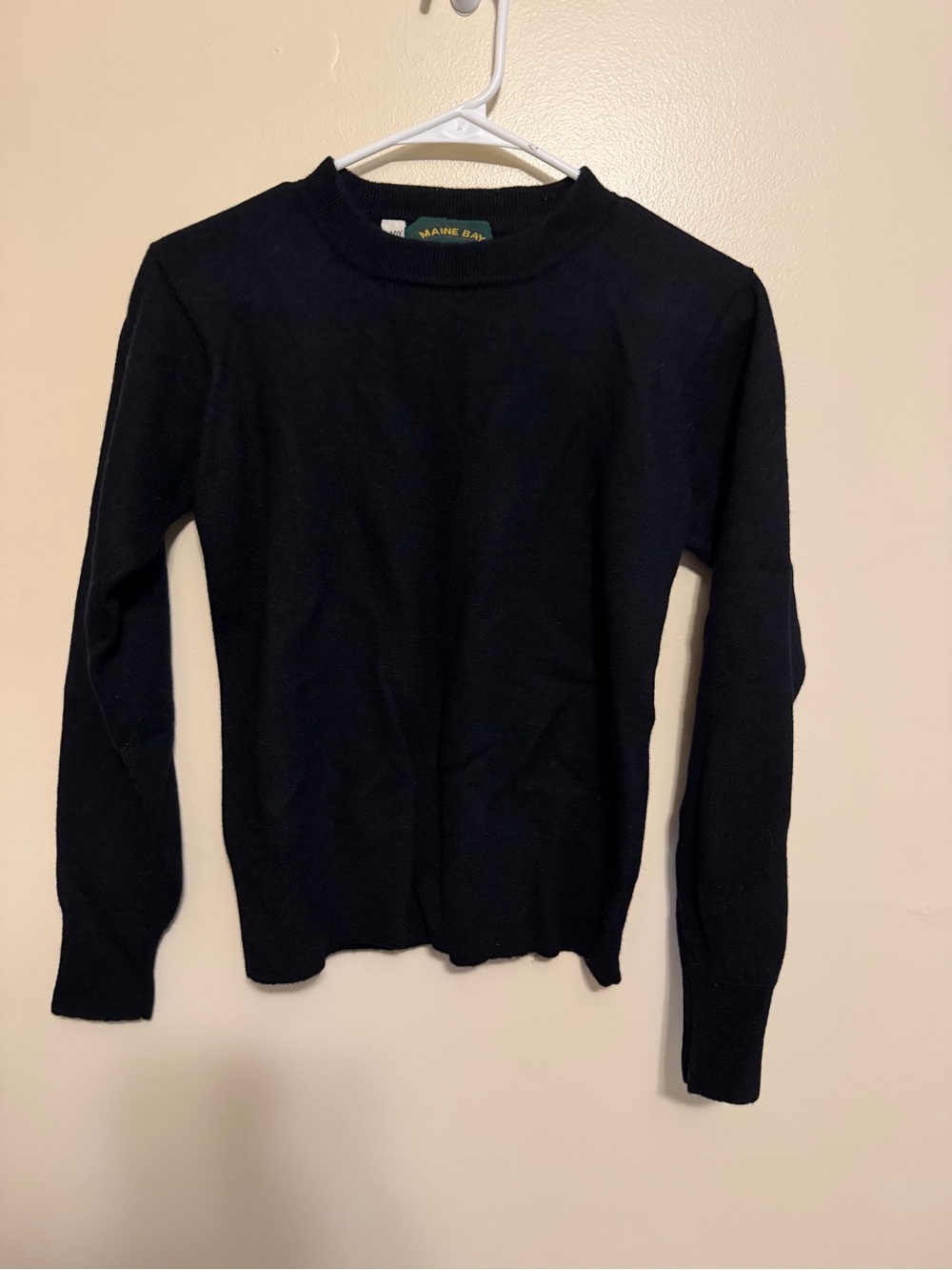 Black Crew Neck Sweater - Women's